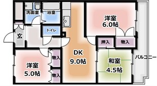 平安ハイツの物件間取画像